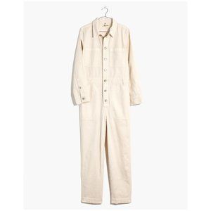 Madewell Garment-Dyed Relaxed Coverall Jumpsuit M